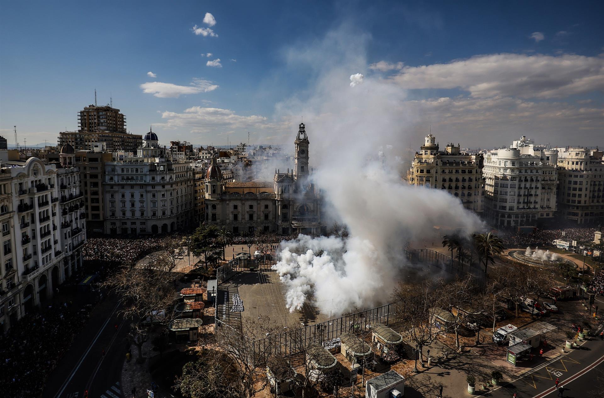 Cómo ver gratis la mascletà de las Fallas de Valencia 2024 desde el