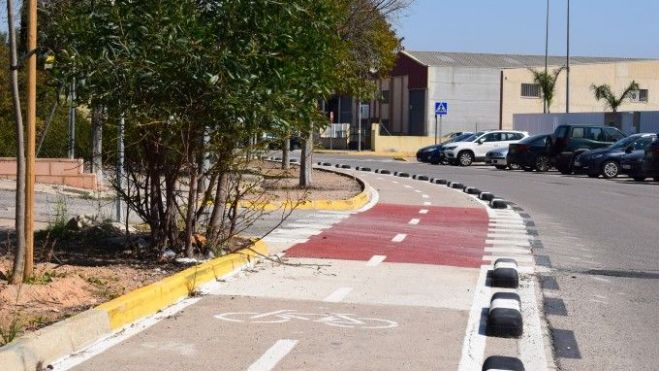 Un carril bici en Torrent