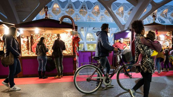 Mercat de Nadal de la Ciutat de les Arts de València