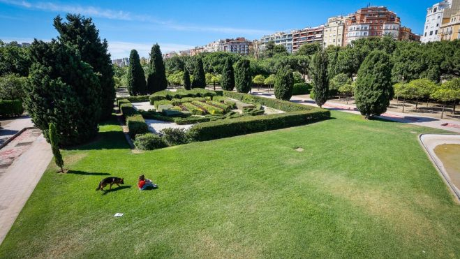 Una de las zonas del Jardí del Túria 