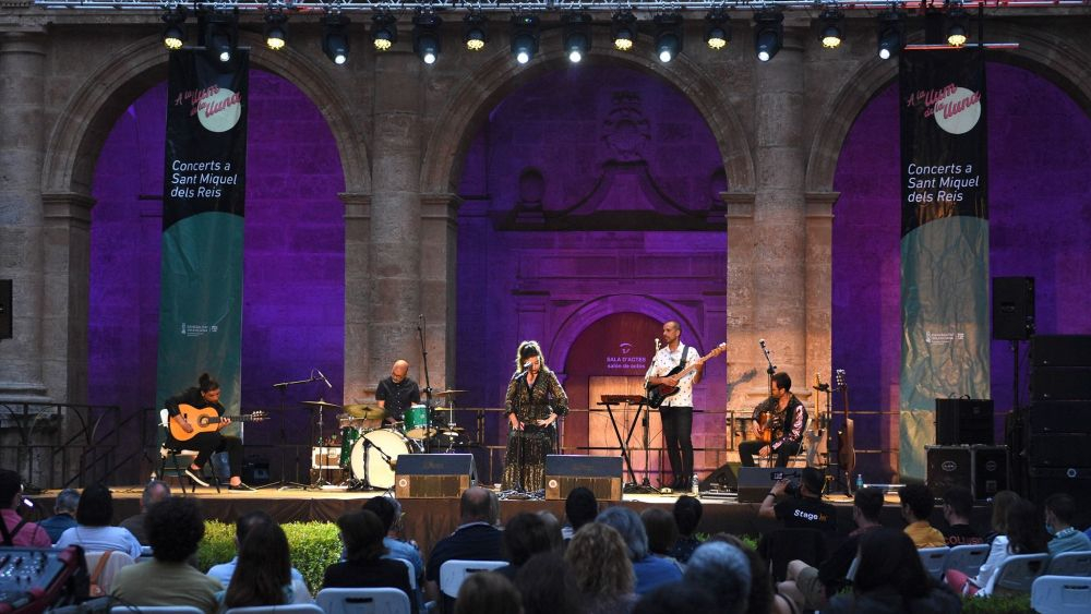 Uno de los conciertos de 'A la llum de la lluna' en 2022 en San Miguel de los Reyes