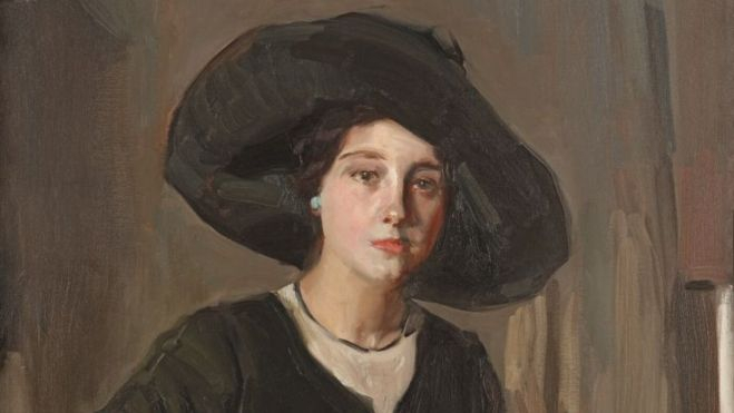 'Elena con sombrero negro', de Sorolla, en la FUndación Bancaja de València