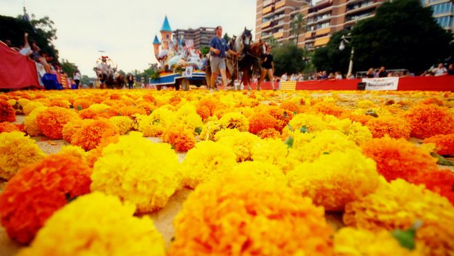 Imatge de la Batalla de Flors de València