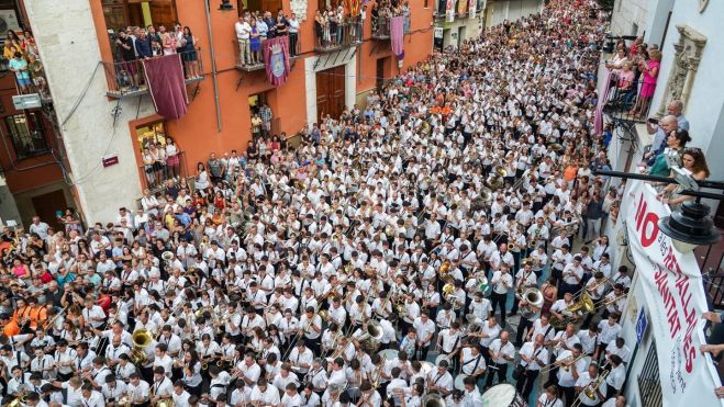 Entrada de las Bandas de Música en Ontinyent (Imagen: Facebook del Ayuntamiento de Ontinyent)