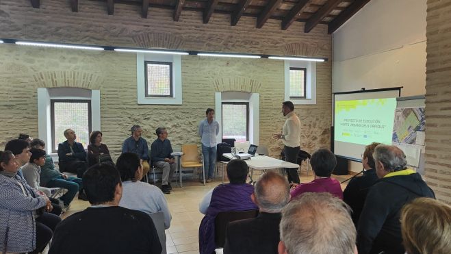 Presentación del proyecto de huertos urbanos de Orriols