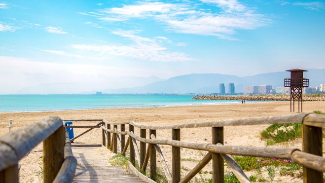 Playa del Cap Blanc de Cullera, bandera azul 2024