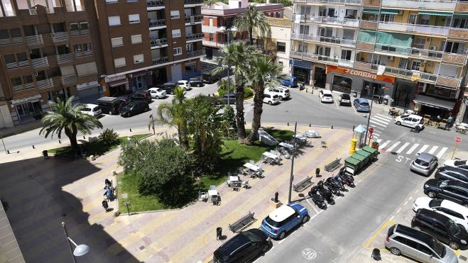 Plaza de la iglesia de Paiporta. Imagen: Ayuntamiento de Paiporta