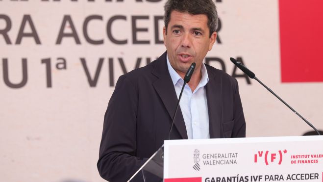 El president de la Generalitat, Carlos Mazón