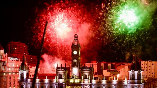 Focs artificials en la Gran Fira de València / Foto: Gran Feria Valencia