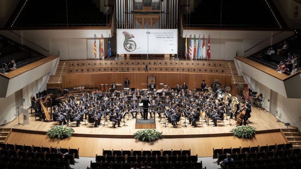 Banda ganadora de la Primera Sección del Certamen Internacional de Bandas de València