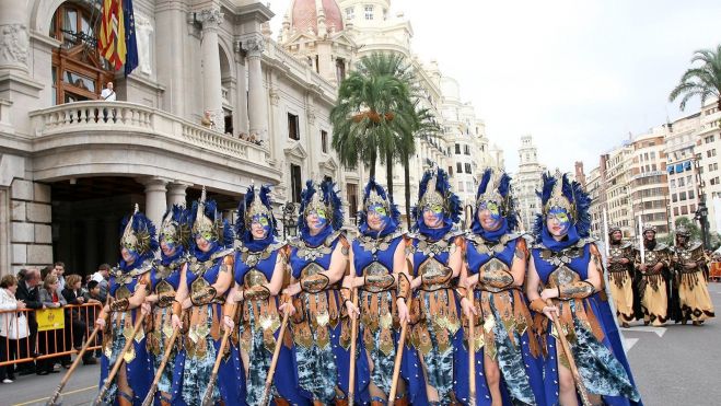 Entrada Moros i Cristians de València en el 9 d'Octubre