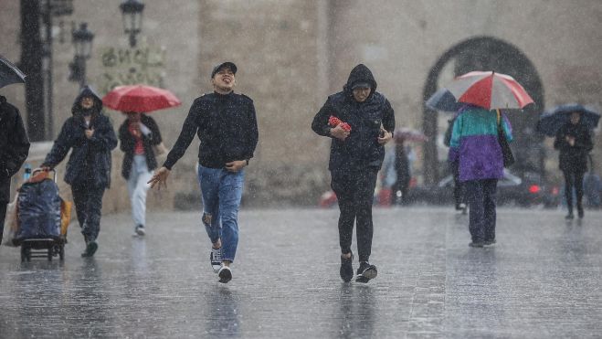 Lluvias en Valencia