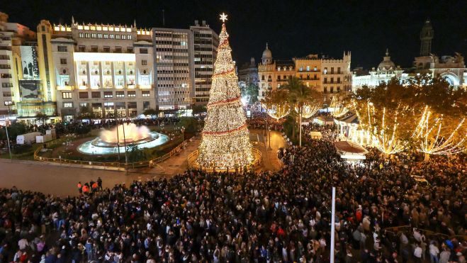 Luces de Navidad en Valencia 2024