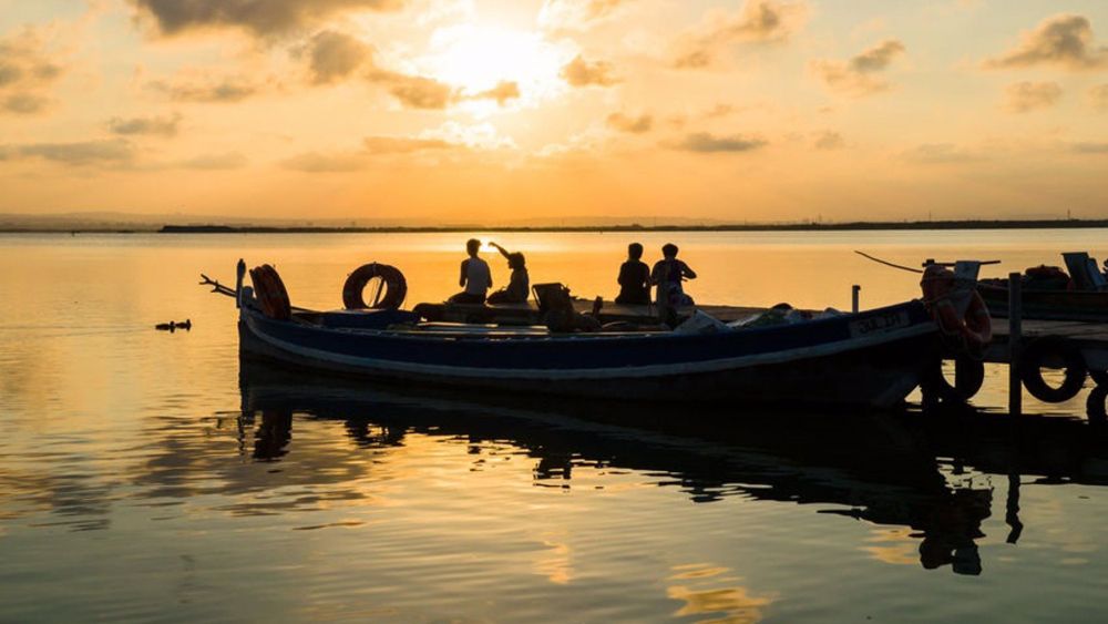 Una barca en l'Albufera